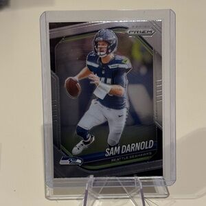 🔥 2025 Sam Darnold Panini Prizm Card. Seattle Seahawks